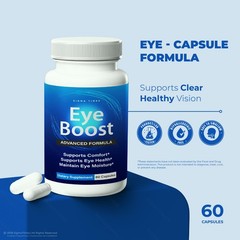 Eye Boost Capsules, EyeBoost Eye Health & Vision Support Supplement 60ct