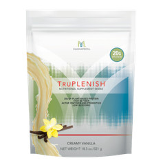 Mannatech TruPLENISH Nutritional Shake Creamy Vanilla Fat Loss Plant 18.3oz NEW
