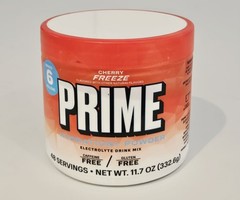 PRIME Hydration+ Powder – Cherry Freeze Electrolyte Drink Mix Caffeine Free
