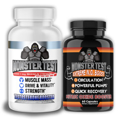 Testosteron Booster Monster Test + Monster Test N.O Nitric Oxide Support 2pk