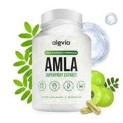 3x Alevia Organic Amla Capsules 1000mg Indian Gooseberry Antioxidant Supplement