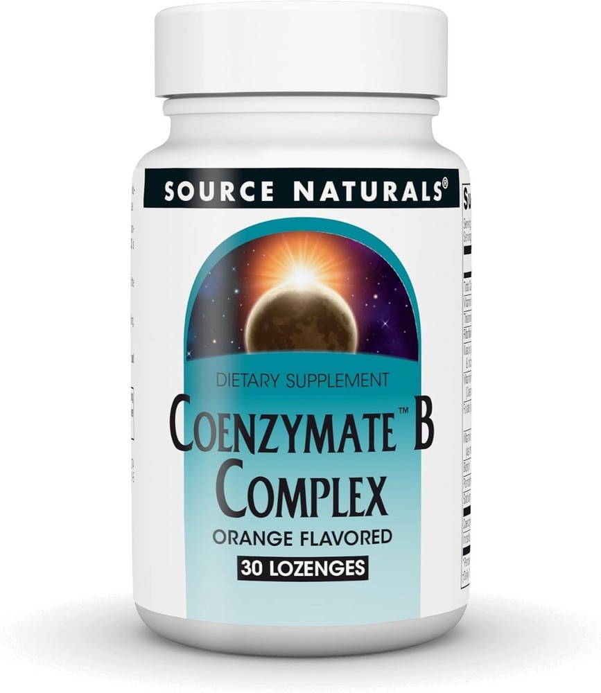 Coenzymate B Complex Lozenges – Orange Flavored Energy Support