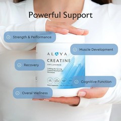 Alaya Naturals Micronized Creatine Monohydrate Powder – Pure Performance Fuel…