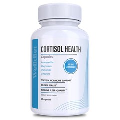 10-in-1 Cortisol Supplements with Magnesium, Ashwagandha, Chamomile, L-Theani…