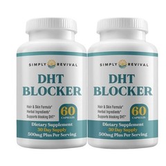 2-Pack Simply Revival DHT Blocker – Promote Healthy Hair Growth