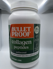Bulletproof Collagen Peptides Powder Unflavored Grass Fed 24.3oz 60 Servings