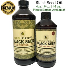 Black Seed Oil – 100% Pure Organic COLD PRESSED Cumin Nigella Sativa Unrefined