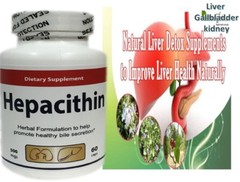 Hepacitin Natural Liver Gallbladder Cleanser Detox support Supplement Liver Heal