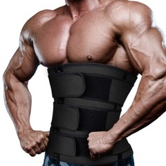 Men’s Sweat Sauna Body Shaper Waist Trainer Weight Loss Neoprene Corset Cincher