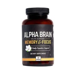 Alpha Brain For And Focus 60 Capsules Supplement Memory Men & Women
