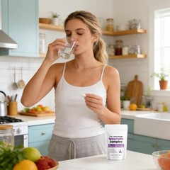 6-in-1 Lymphatic Complex Drainage Supplement Dandelion Burdock Bromelain Kelp