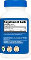Nutricost Iron Bisglycinate Supplement (25mg) 120 Capsules, Gluten-Free