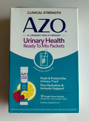 Azo Urinary Health Ready to Mix Packets 10 Single Serve Packets Raspberry Lemon