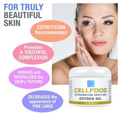 Hydrating Face Gel – 2 oz Oxygen Gel with Aloe Vera & Lavender – Hypoallergenic