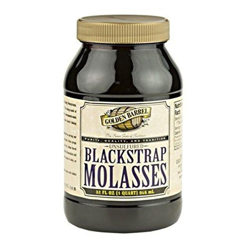 Golden Barrel Blackstrap Molasses (32 fl. oz. Wide Mouth) 32 Fl Oz (Pack of 1)
