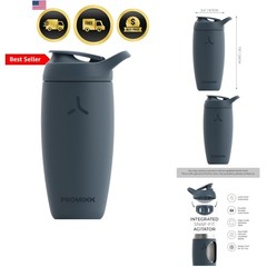 Pursuit Shaker Bottle – Insulated Stainless Steel Water Bottle and Shaker Cup…