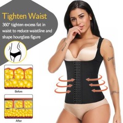 Women Waist Trainer Sweat Vest Workout Sauna Suit Tank Top Body Shaper Slimming