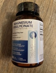 iMATCHME Magnesium Bisglycinate 160mg Caps 180-Ct BB 12/2026 SEALED