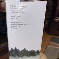 United States National Parks Water Bottle with Stickers Moonlit blue new sealed