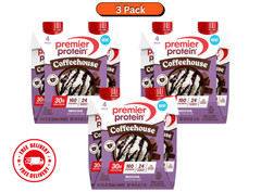 3 Packs – Premier Protein Shake, Coffeehouse Mocha, 30g Protein, 11 Fl Oz, 4 Ct