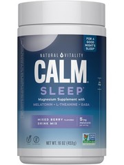 Calm Sleep Melatonin and Magnesium 16oz Powder | With LTheanine and GABA | Mi…