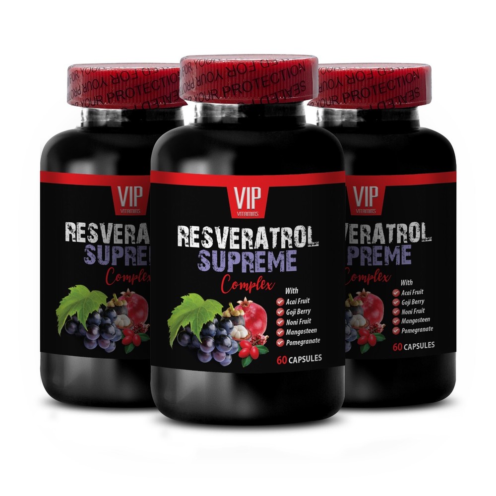 Goji Berry – RESVERATROL SUPREME – brain supplements for memory and focus – 3Bot