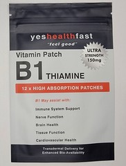 B1 Thiamine 150mg Ultra Strength Transdermal Patches