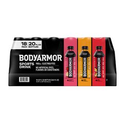 BODYARMOR Superdrink, Variety Pack, 20 Fl Oz, 18-Count