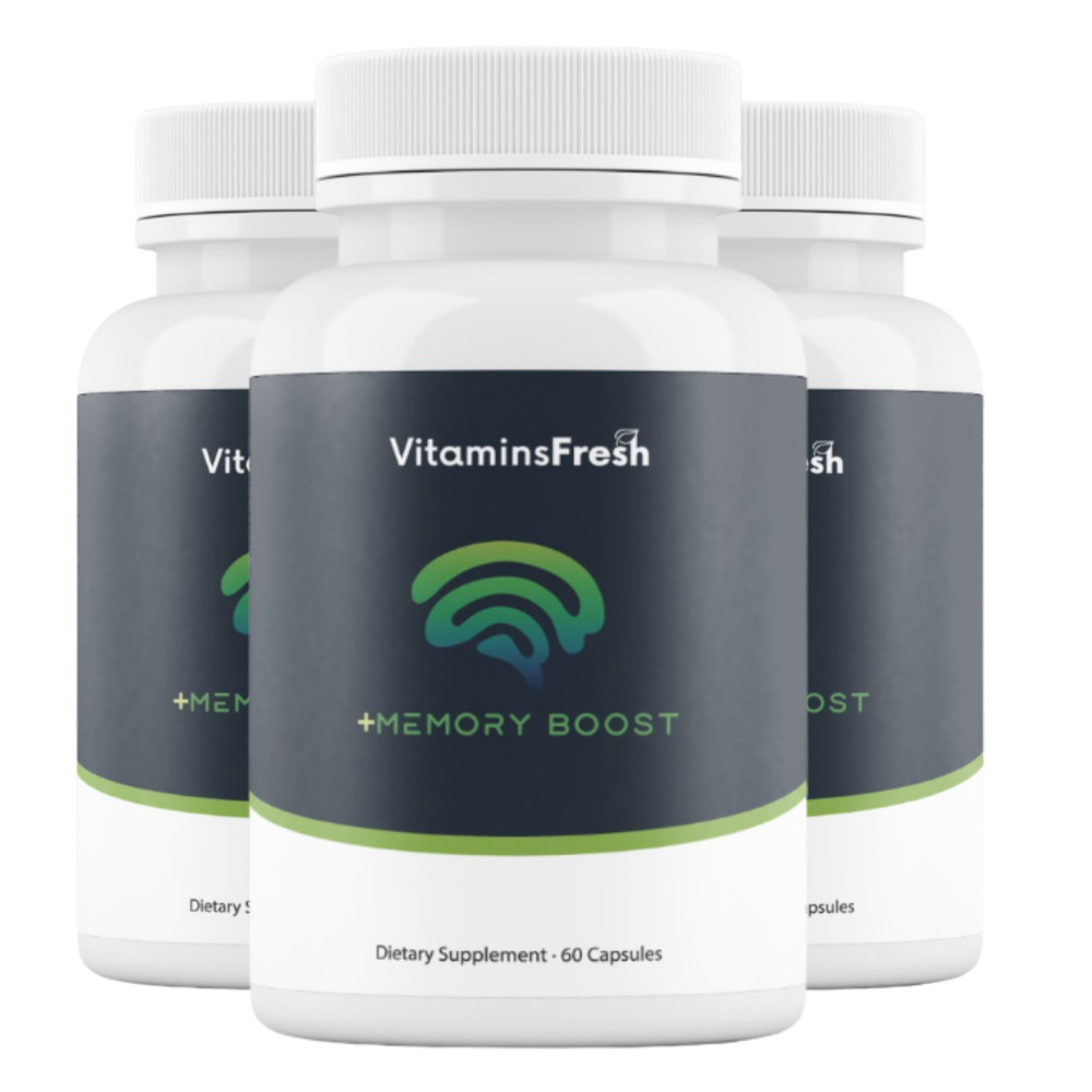 3 +Memory Boost Enhance Mental Performance – 60 Capsules -3 Bottles-180 Capsules