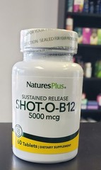Shot-O-B12 5000 mcg Tablet Sustained Release – 60 count