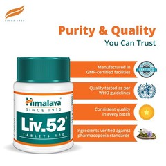Himalaya LV52 Natural 100 Tablets Repairs Liver, Protects the Liver