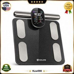 Scale MD Pro Smart Bluetooth Body Fat BMI Digital Weight Scale OLED-New@!
