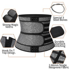 MEN Fajas Colombianas para Hombres Waist Trainer Sweat Belt Neoprene Body Shaper
