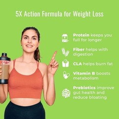 Incredio by Healthkart Slim Shake for Weight Management, Chocolate 480g y130