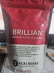 Beauty Society Brilliant Gummies Acai Berry Memory Focus Amino Acids
