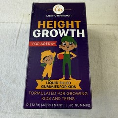 LilyNutraMoon Height Gummies – 60 count – Ages 4+ – 10/2027