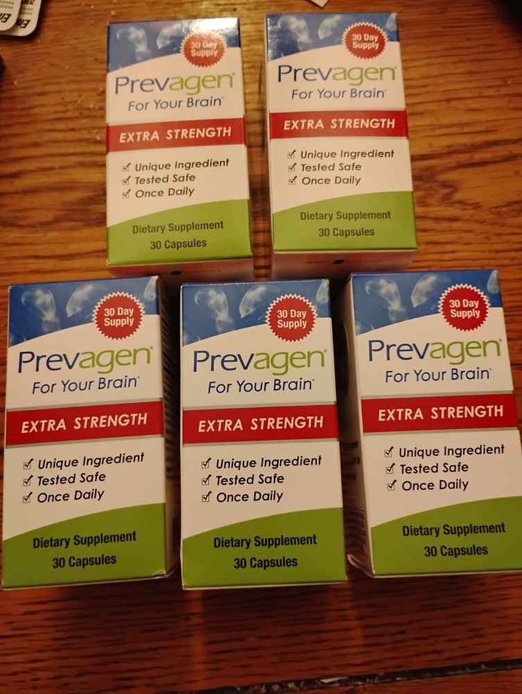 (Lot of 5 ) Prevagen Extra Strength 20mg (30×5= 150 Capsules) brand new sealed