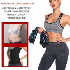 Women & Man Body Sweat Shaper Sauna Vest Slimming Thermal Waist Trainner Gym US