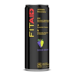 LIFEAID FITAID RX Recovery Blend, Creatine, 12 Fl Oz (Pack of 6), Fitaid Rx