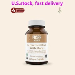 Fermented Beet with Maca by PRSPR Wellness – 60 Vegan Organic Capsules