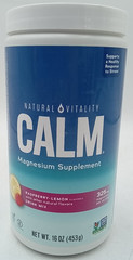 Natural Vitality Calm Anti Stress Drink Raspberry Lemon 16oz Exp 12/26