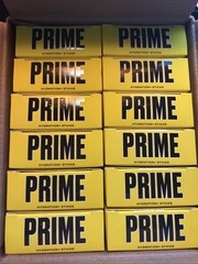 Prime Hydration Lemonade Drink Mix 6 stick Lot Of 12 BX 72 Count Total 1.26