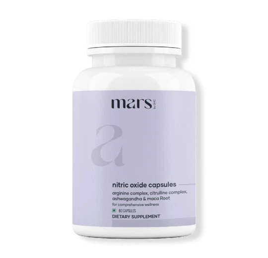 Mars Nitric Oxide Boost Support Capsules 60ct FS, Pack of 5.