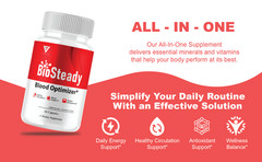 BioSteady Blood Optimizer, Bio Steady Advanced Formula (60 Capsules)