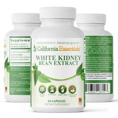 White Kidney Bean Help Weight Loss, Block Enzyme Alpha Amylase 60 Cap, Pack of 3