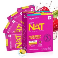 Prüvit Ketones NAT 20 Packets Charged RASPBERRY LIMONADE SHIPP Exp 07/2026