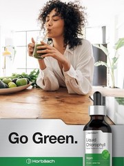 Horbaach Liquid Chlorophyll Drops, Peppermint Flavor (2 fl oz)