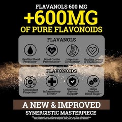 1 PACK Black Forest High Flavanol Cocoa Powder and Flavonoids Supplements 1200mg