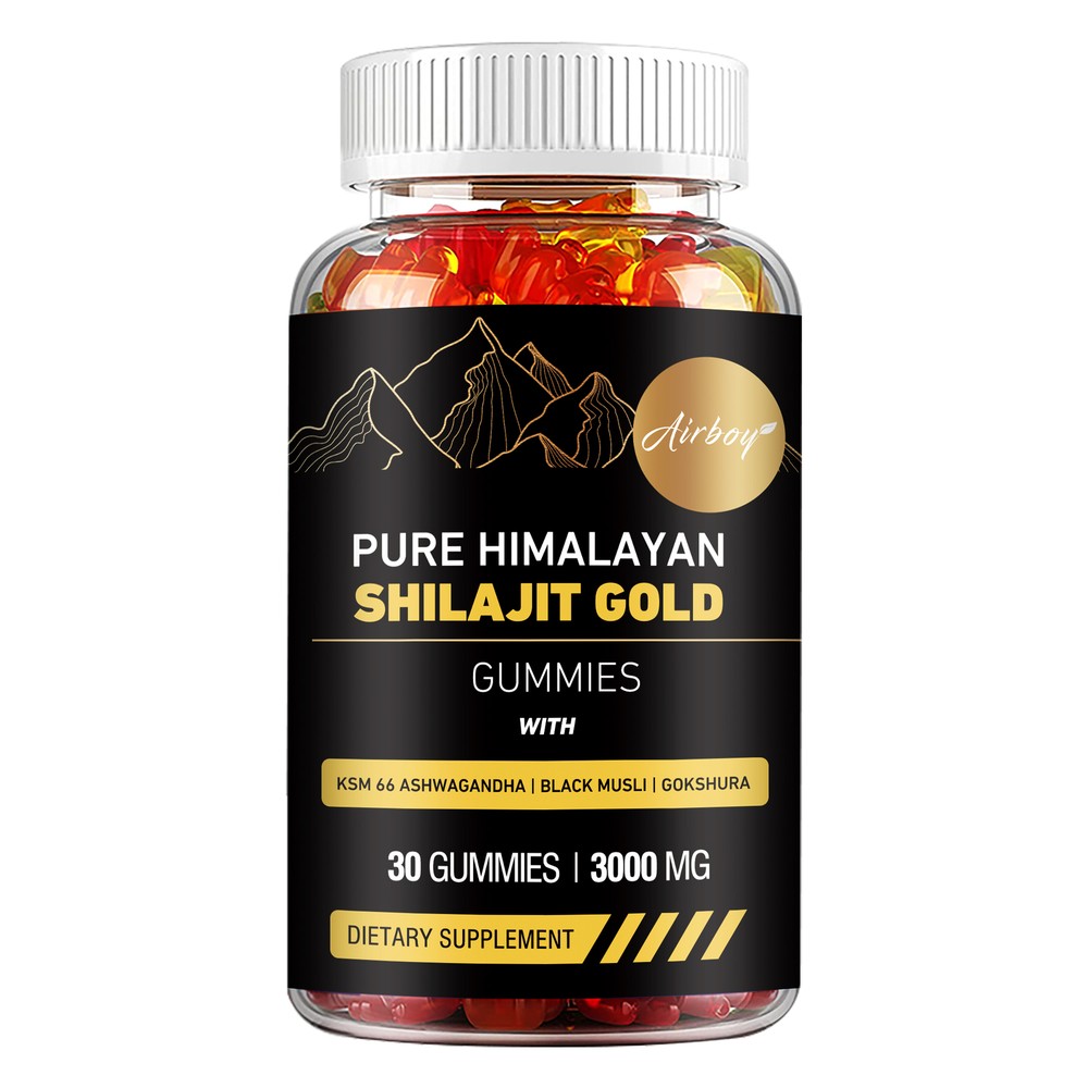 Shilajit Gold Gummies – with Ashwagandha – Enhances Energy & Endurance, Immunity