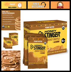 Organic Peanut Butter Waffles – Energy Stroopwafels for Endurance & Performance,